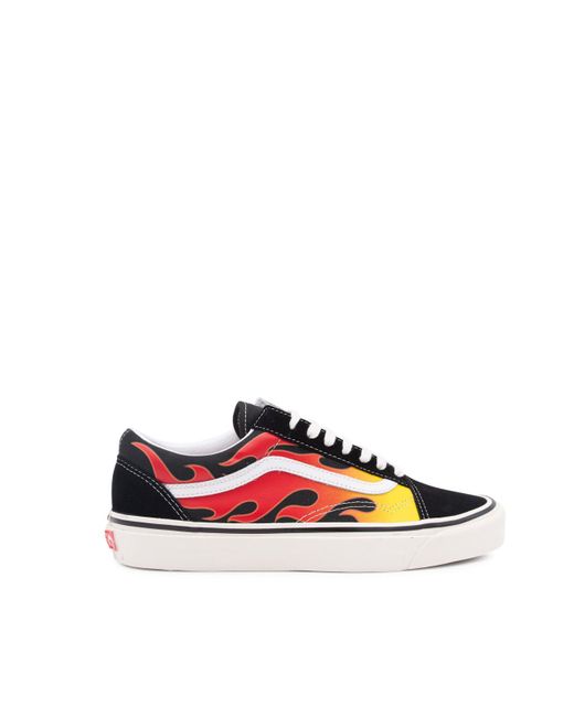 Vans sale red black