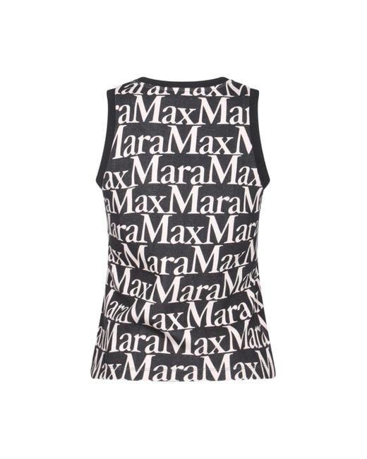 Max Mara Black Cotton Top