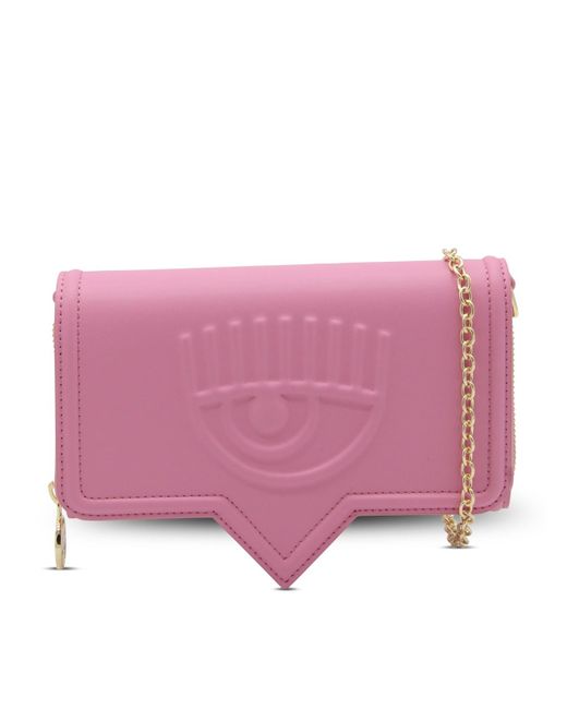 Chiara Ferragni Pink Crossbody Bag
