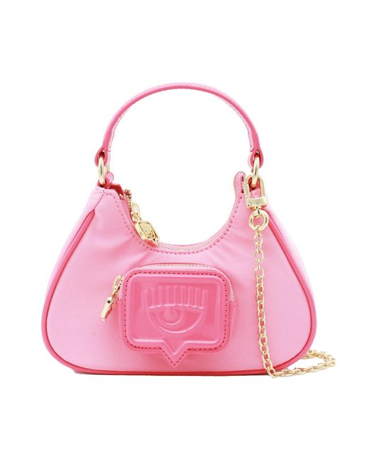 Chiara Ferragni Pink Top Handle Bag