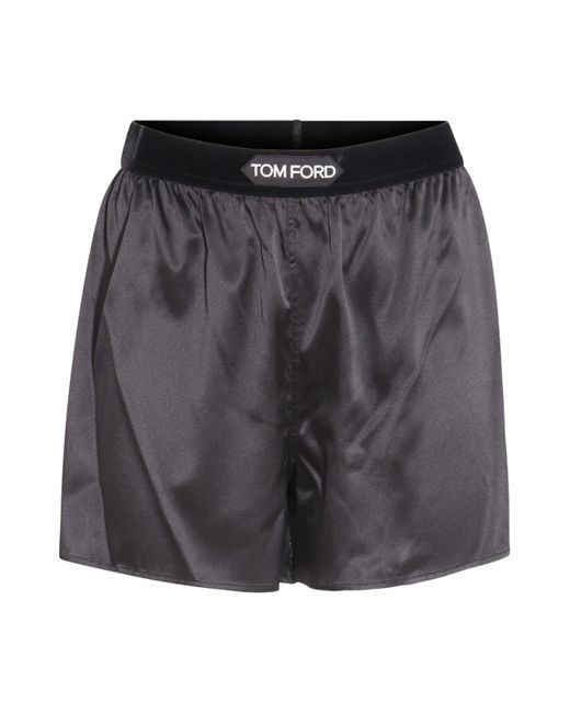 Tom Ford Silk Short in Black | Lyst