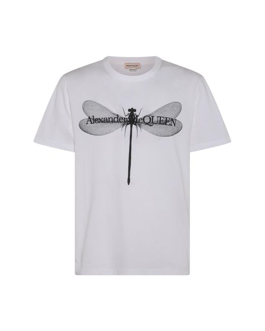 Alexander McQueen Gray Cotton T-shirt for men