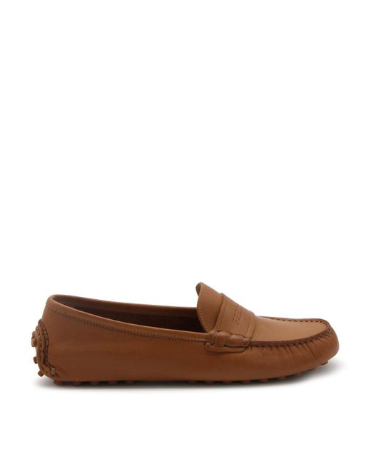 Ferragamo Brown Leather Loafers