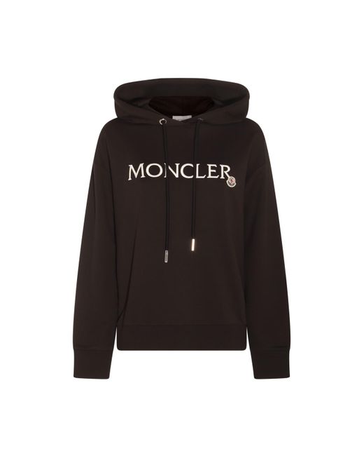 Moncler Black Cotton Sweatshirt
