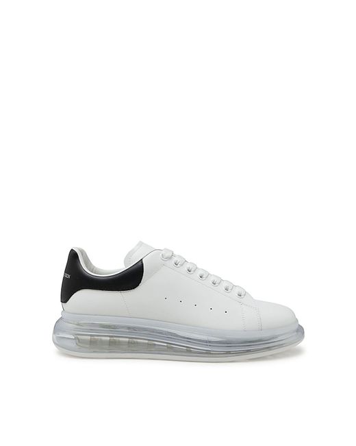 Alexander McQueen White Leather Oversize Sneakers for men
