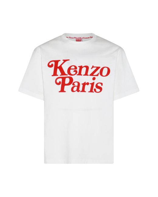 KENZO White Cotton T-shirt for men