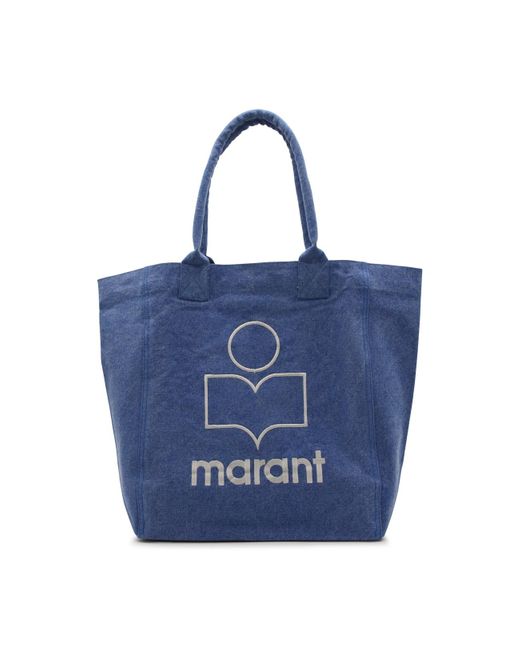 Isabel Marant Blue Canvas Yenky Tote Bag