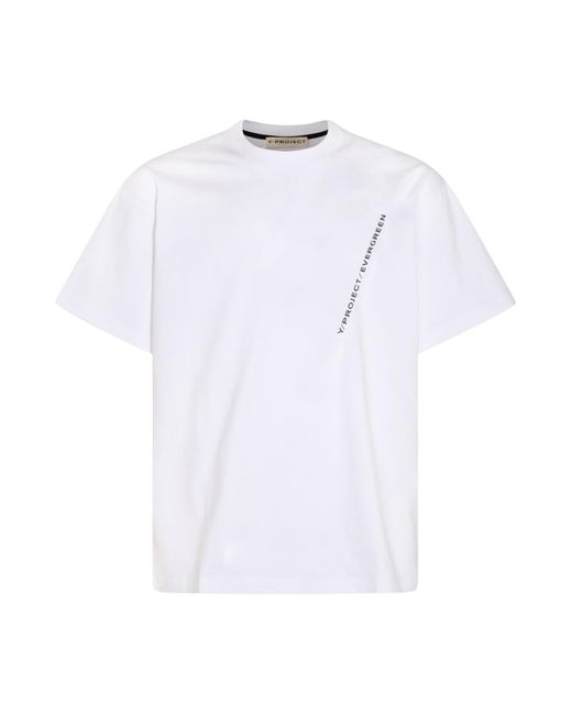 Y. Project White Cotton T-shirt for men