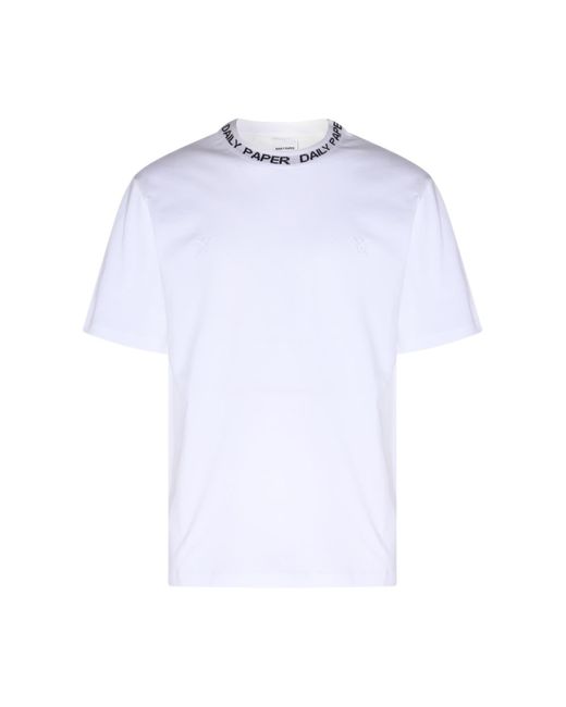 Daily Paper White Cotton Erib T-shirt for men
