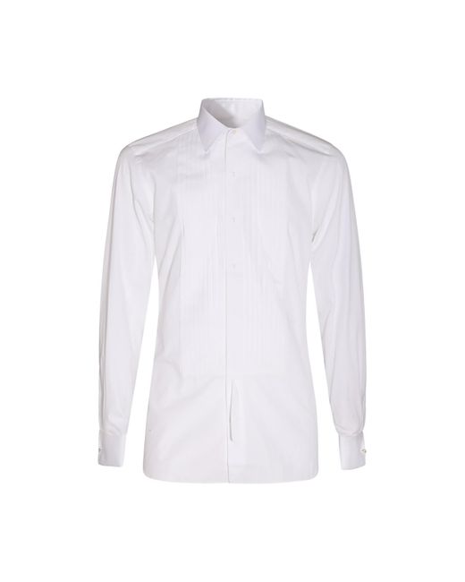 Tom Ford White Cotton Shirt for men