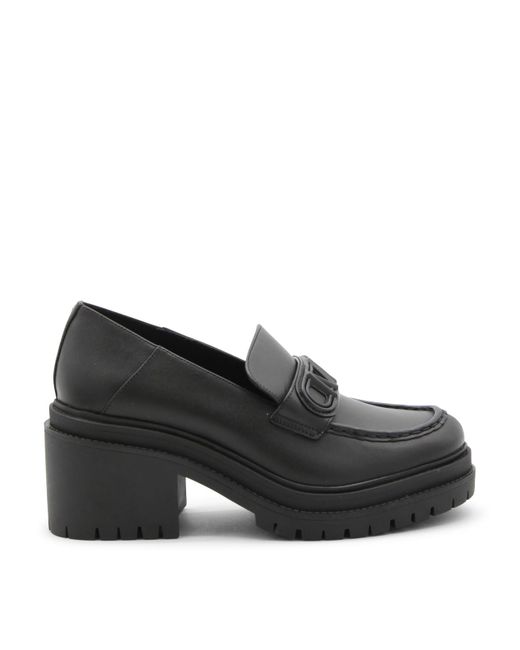 MICHAEL Michael Kors Leather Rocco Loafers in Black | Lyst