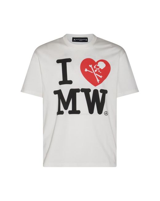 MASTERMIND WORLD White Cotton T-shirt for men