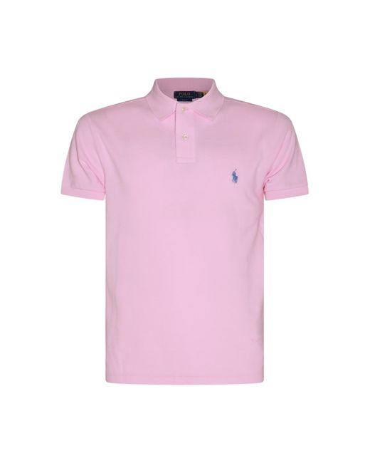 Polo Ralph Lauren Pink Cotton Polo Shirt for men