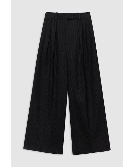 Anine Bing Black Lou Trouser