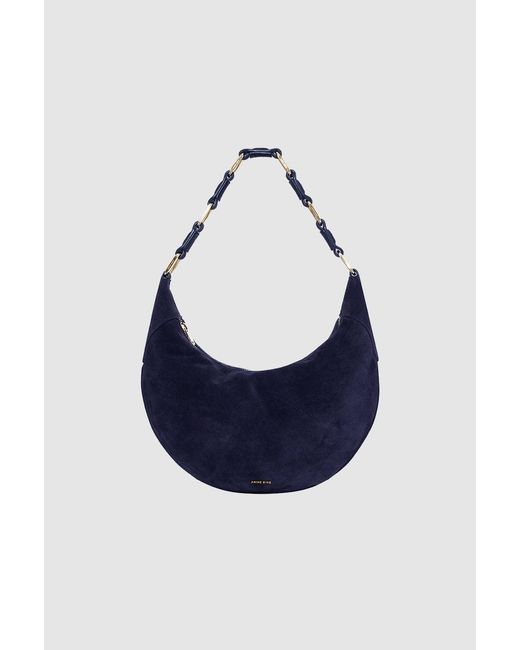 Anine Bing Blue Kate Hobo Bag