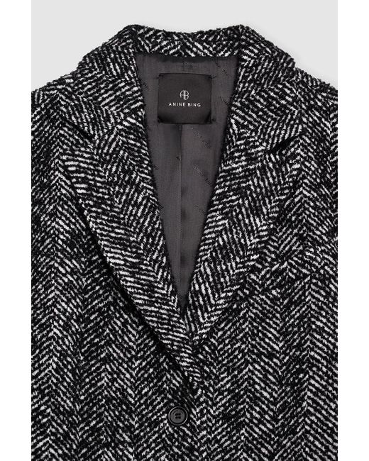 Anine Bing Black Quinn Coat