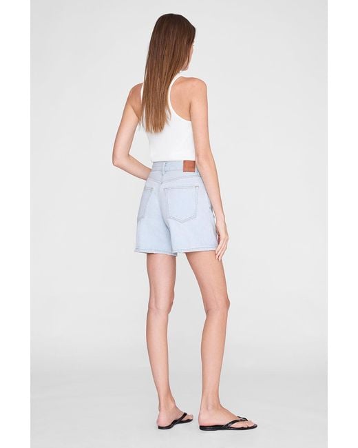 Anine Bing White Delaney Short