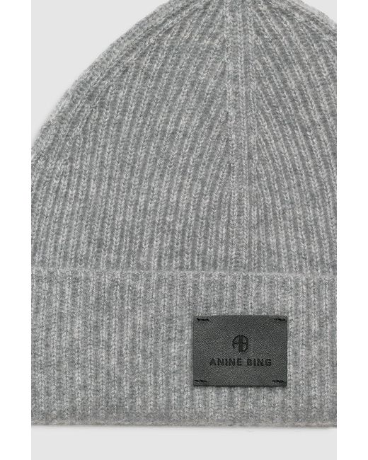 Anine Bing Gray Carley Beanie