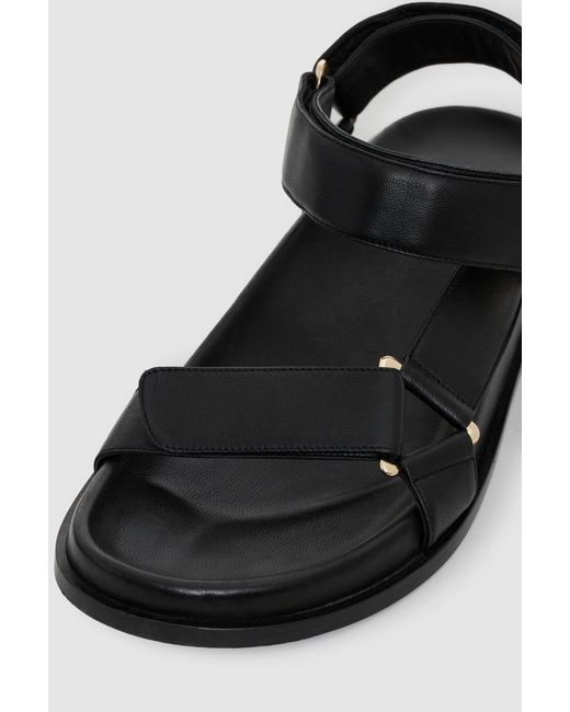 Anine Bing Black Jess Sandals