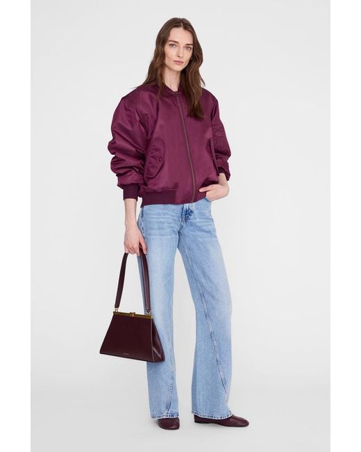 Anine Bing Red Leon Bomber