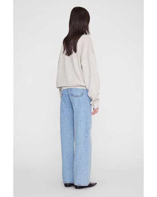 Anine Bing Blue Miles Sweatshirt Anine Bing