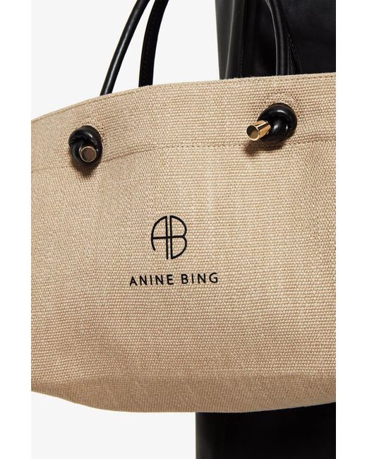 Anine Bing, Bags, Aninebing Medium Saffron Tote Bag Black
