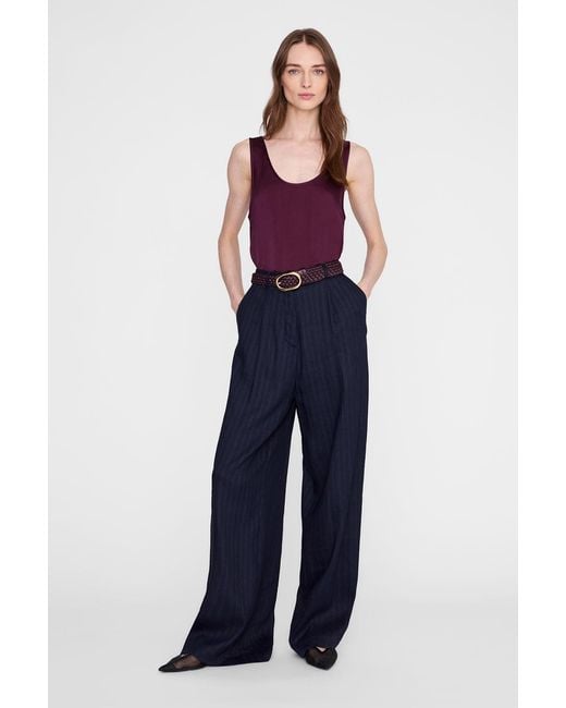 Anine Bing Blue Lea Top