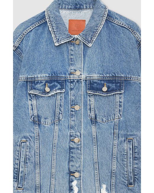 Anine Bing Blue Rory Jacket