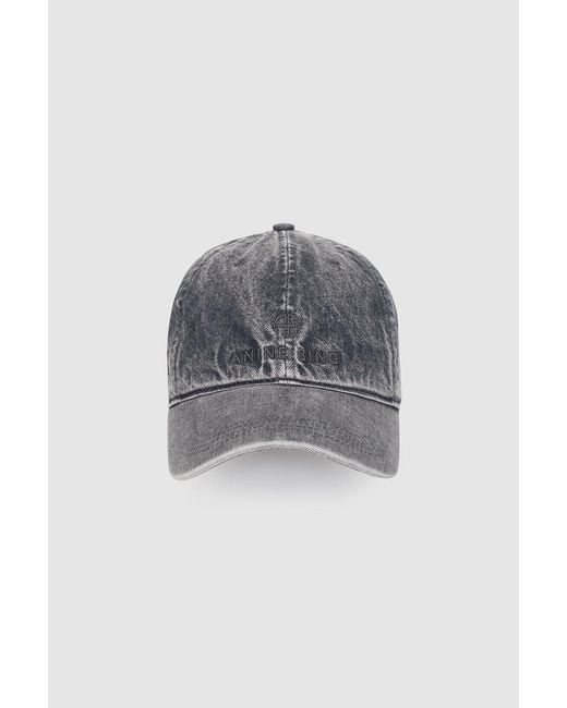 Anine Bing Blue Jeremy Baseball Cap