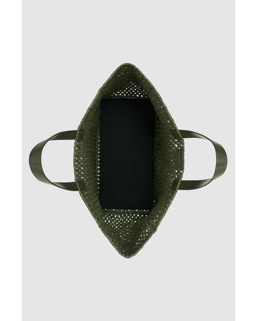 Anine Bing Green Large Rio Tote