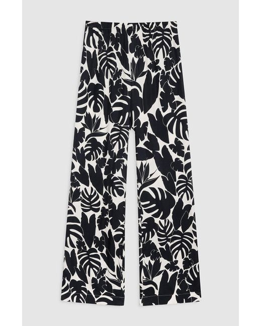 Anine Bing White Elain Pant