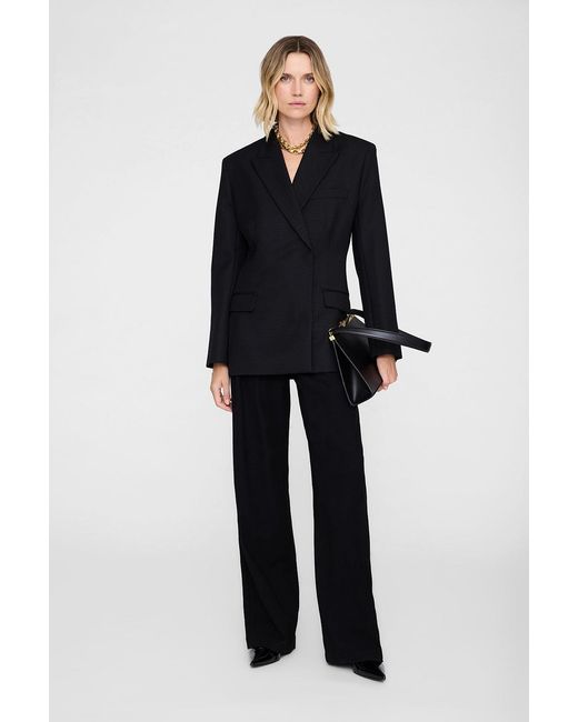 Anine Bing Blue Aretha Blazer