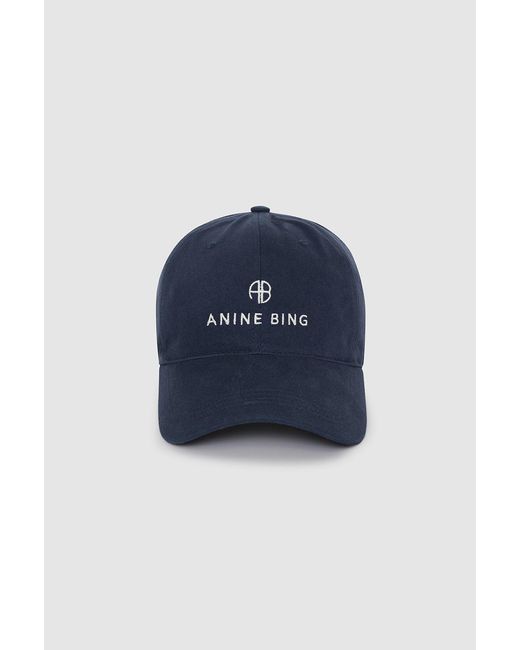 Anine Bing Blue Jeremy Baseball Cap