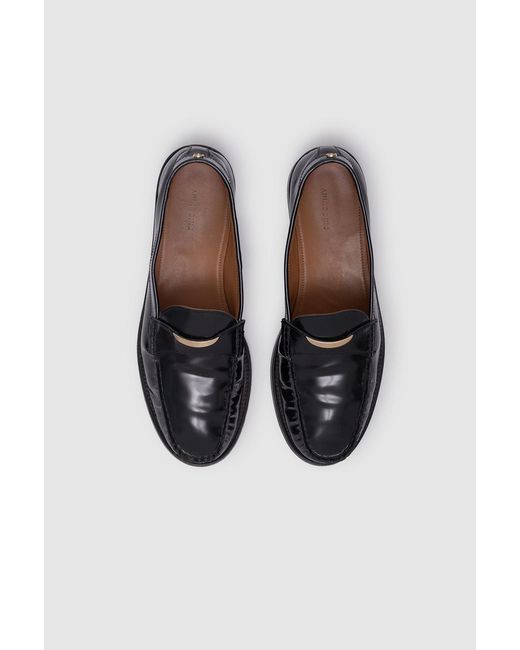 Anine Bing Black Amoc Loafer