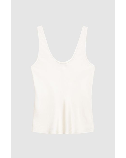 Anine Bing White Lea Top