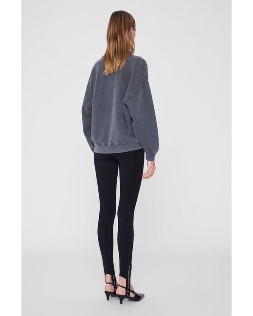 Anine Bing Blue Miles Sweatshirt Sport Club