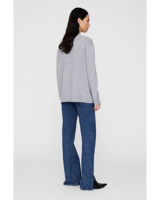 Anine Bing Blue Jackson Cardigan