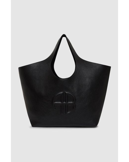 Anine Bing Lou Tote Monogram- Black main image 1