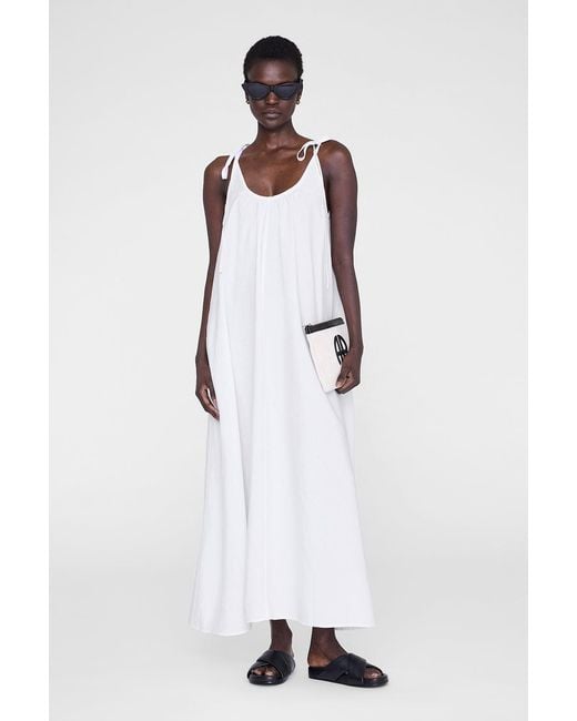 Anine Bing White Flora Dress
