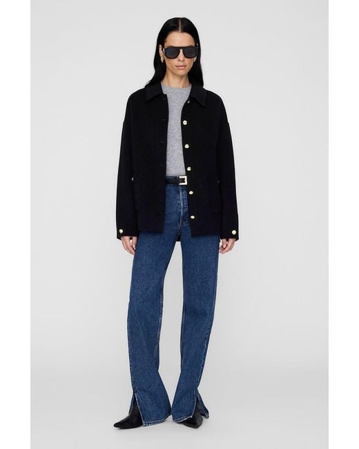 Anine Bing Blue Luca Jacket