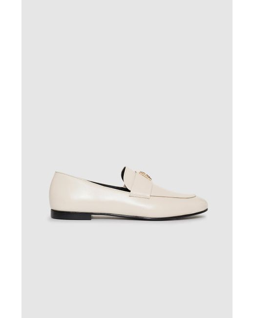 Anine Bing White Corrine Loafers