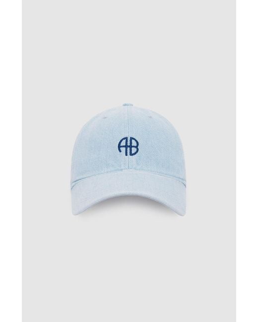 Anine Bing Blue Jeremy Baseball Cap