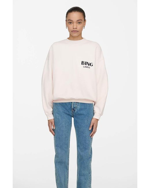 Anine bing hotsell pink sweater
