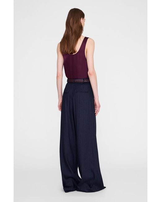 Anine Bing Blue Lea Top