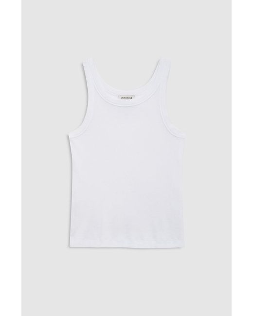 Anine Bing Blue Sixtine Tank Top