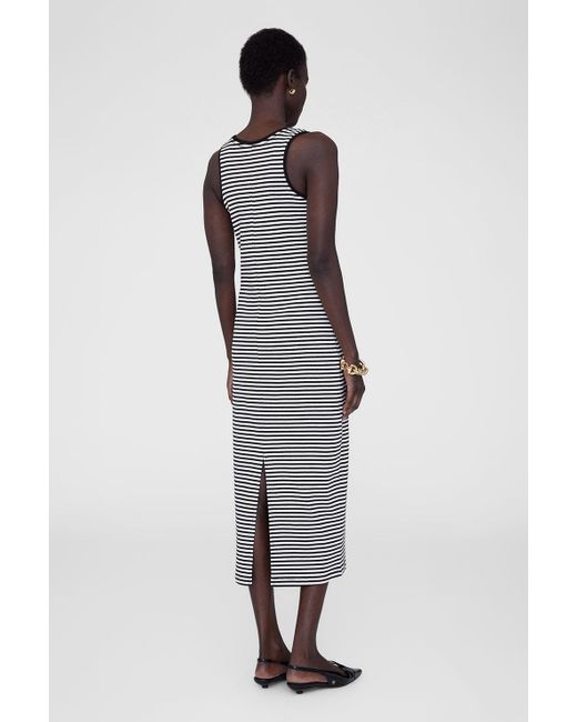 Anine Bing Gray Alessia Tank Midi Dress