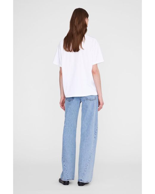 Anine Bing Blue Cade Tee Paris University