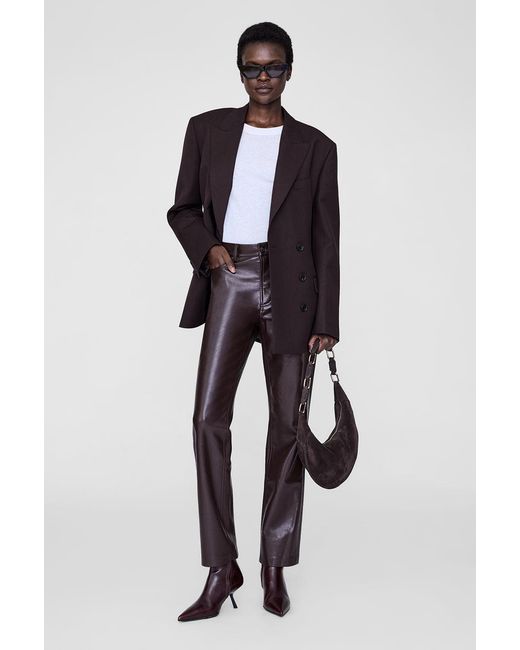 Anine Bing Brown Bruno Pant