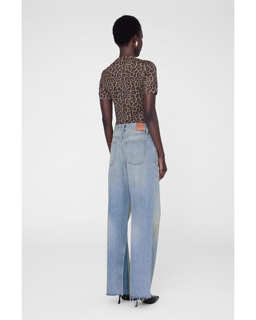 Anine Bing Blue Sylvie Tee