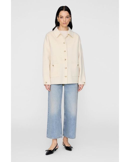 Anine Bing Blue Luca Jacket